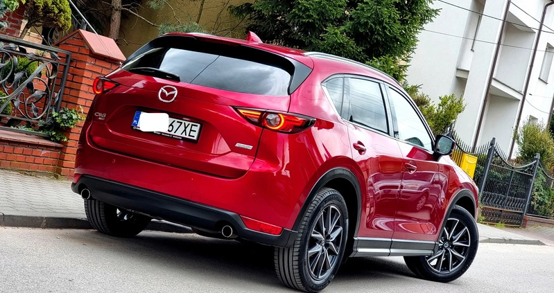 Mazda CX-5 cena 116900 przebieg: 76000, rok produkcji 2017 z Sierpc małe 781